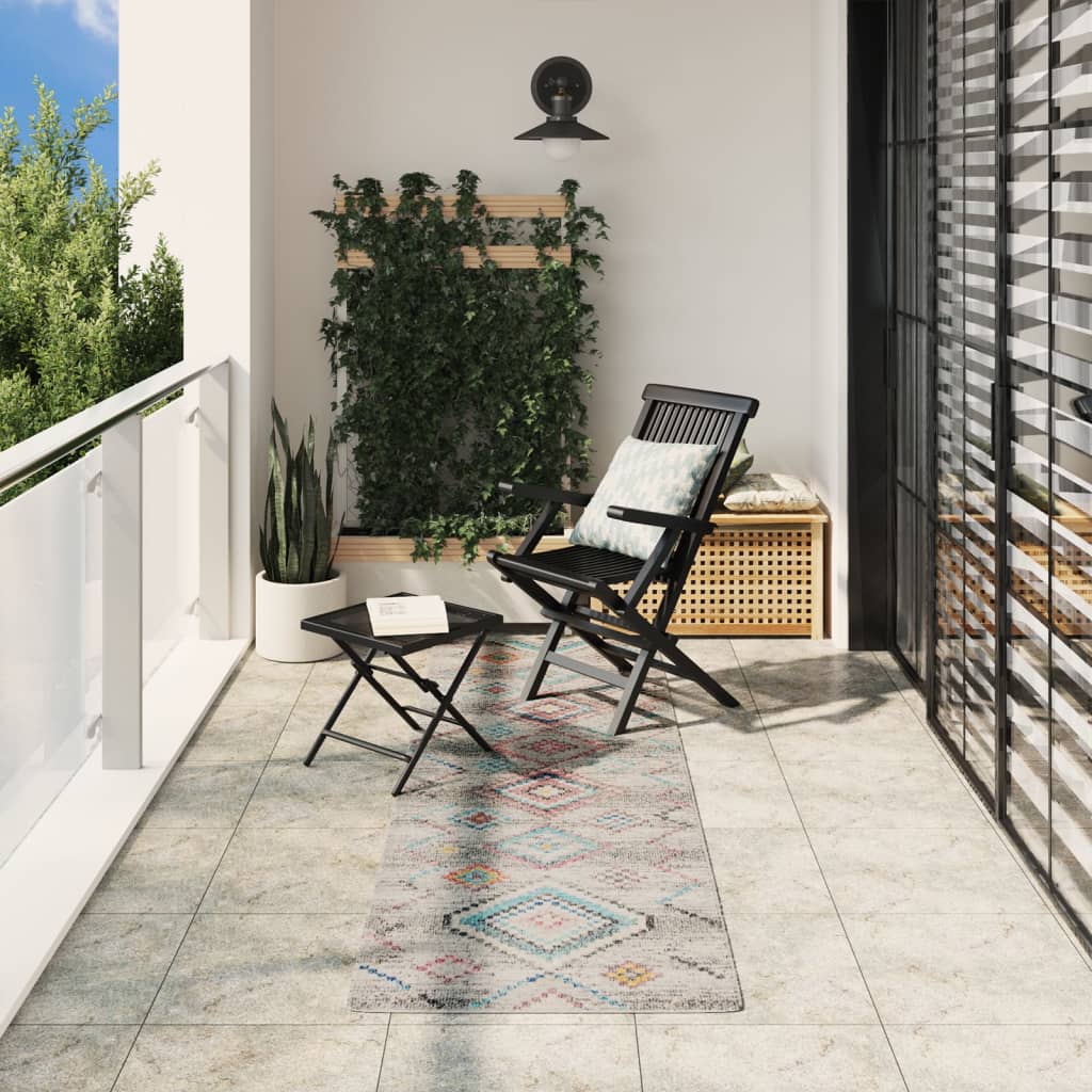 JUNG Vida Teppich ARBIZU Indoor und Outdoor Vintage-Design 80x250 cm