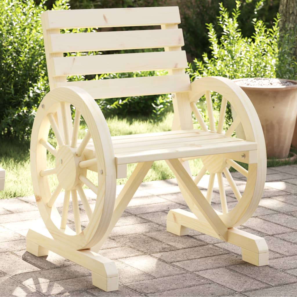JUNG Vida Gartenstuhl 58x58x78,5 cm Massivholz Tanne