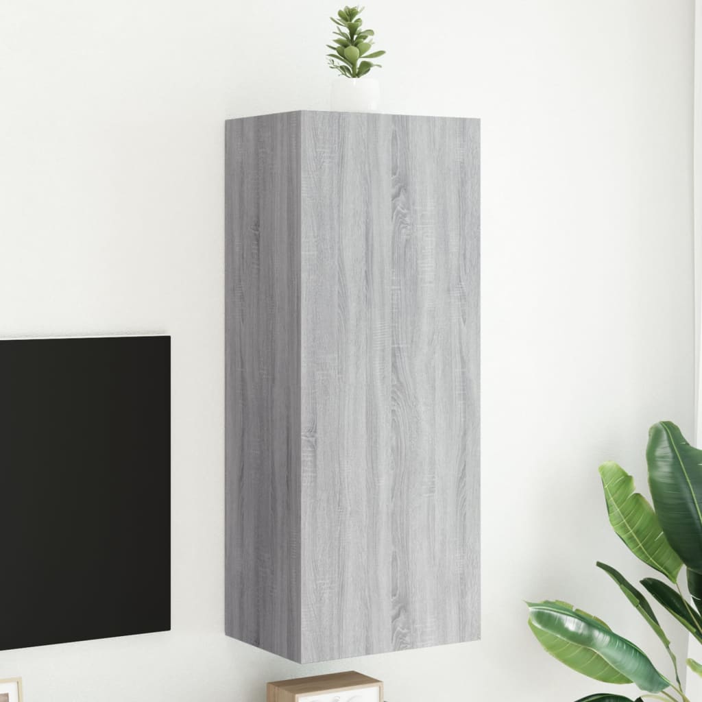 JUNG Vida TV-Wandschrank Grau Sonoma 40,5x30x102 cm Holzwerkstoff