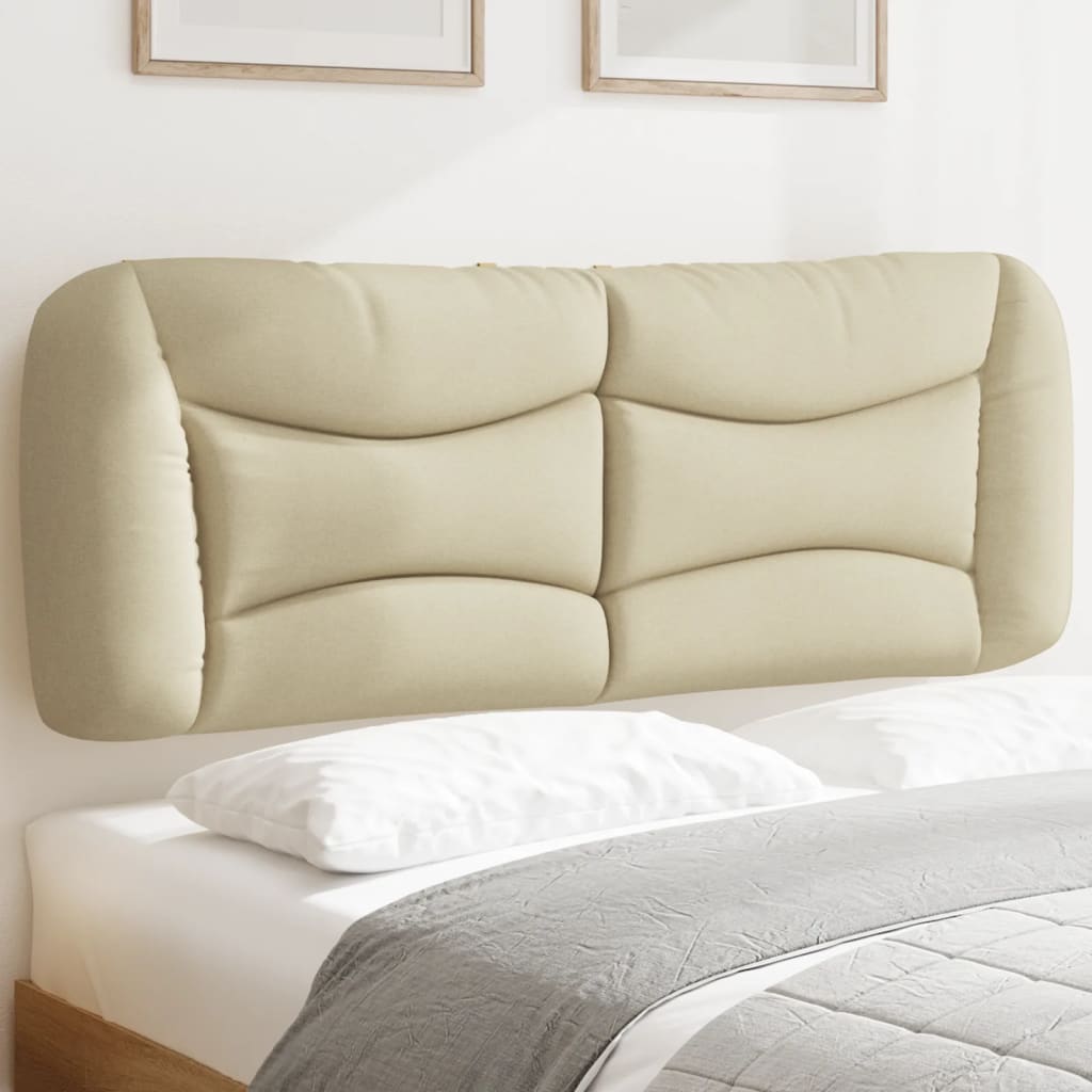 JUNG Vida Kopfteil-Kissen "Hvar" Creme 120 cm Stoff