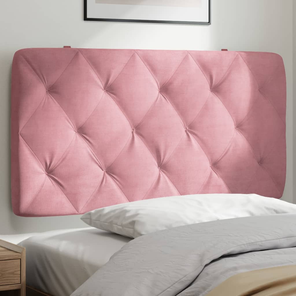 JUNG Vida Kopfteil-Kissen Rosa 100 cm Samt