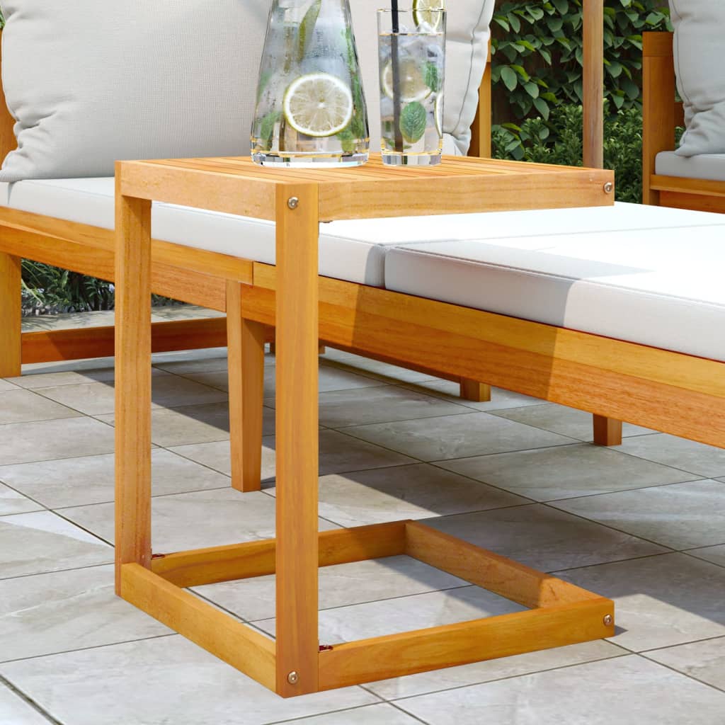 JUNG Vida C-Tisch 42x40x50 cm Massivholz Akazie