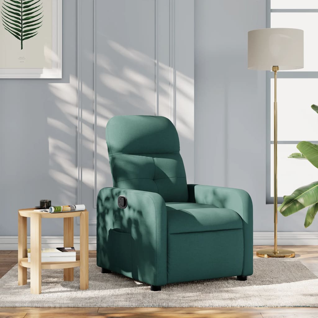 JUNG Vida Relaxsessel Dunkelgrün Stoff