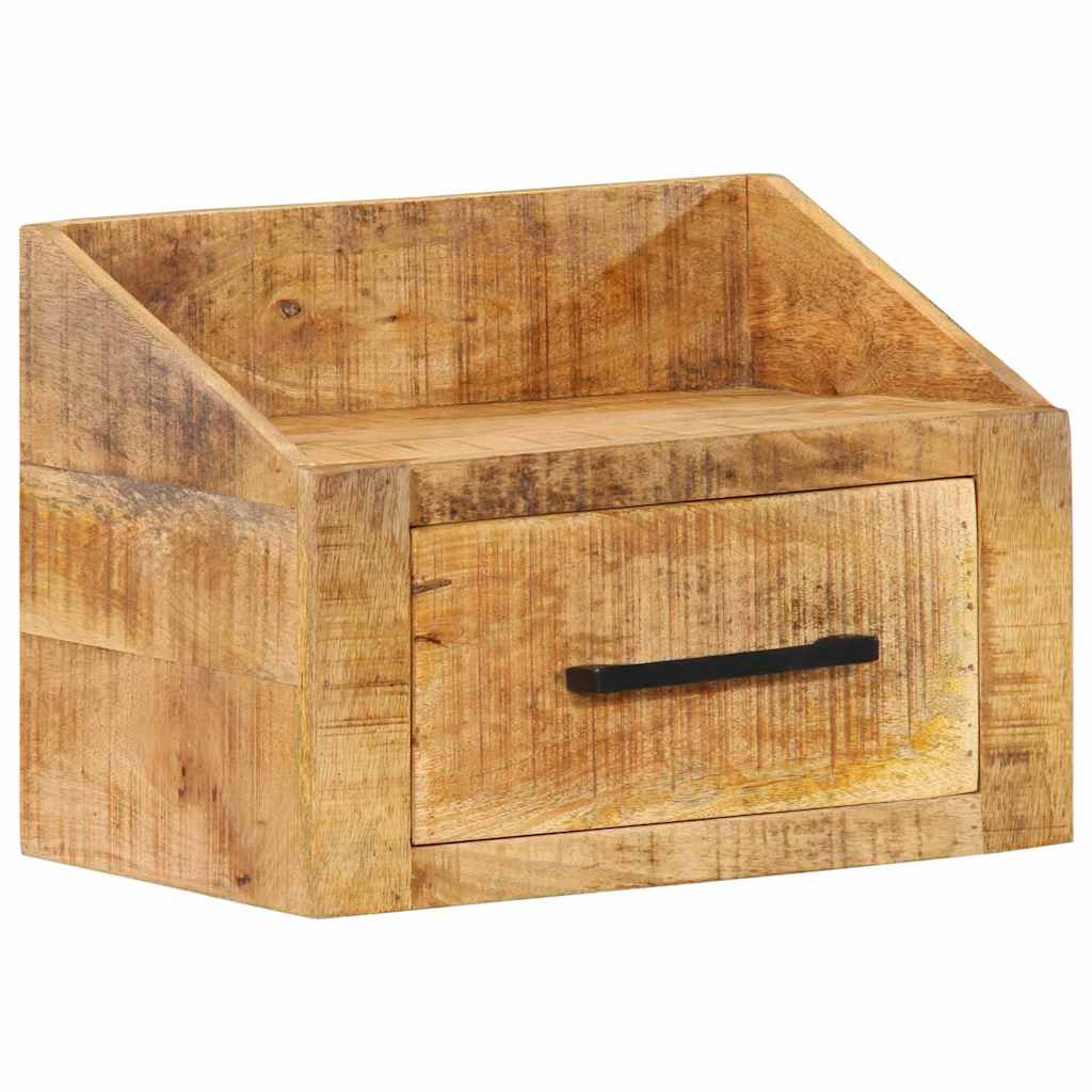 JUNG Vida Nachttisch Braun 40 x 30 x 30 cm Massivholz Mango