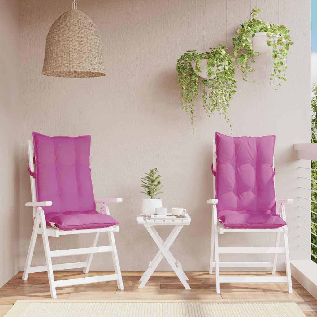 JUNG Vida Hochlehner-Auflagen 2 Stk. Rosa Oxford-Gewebe