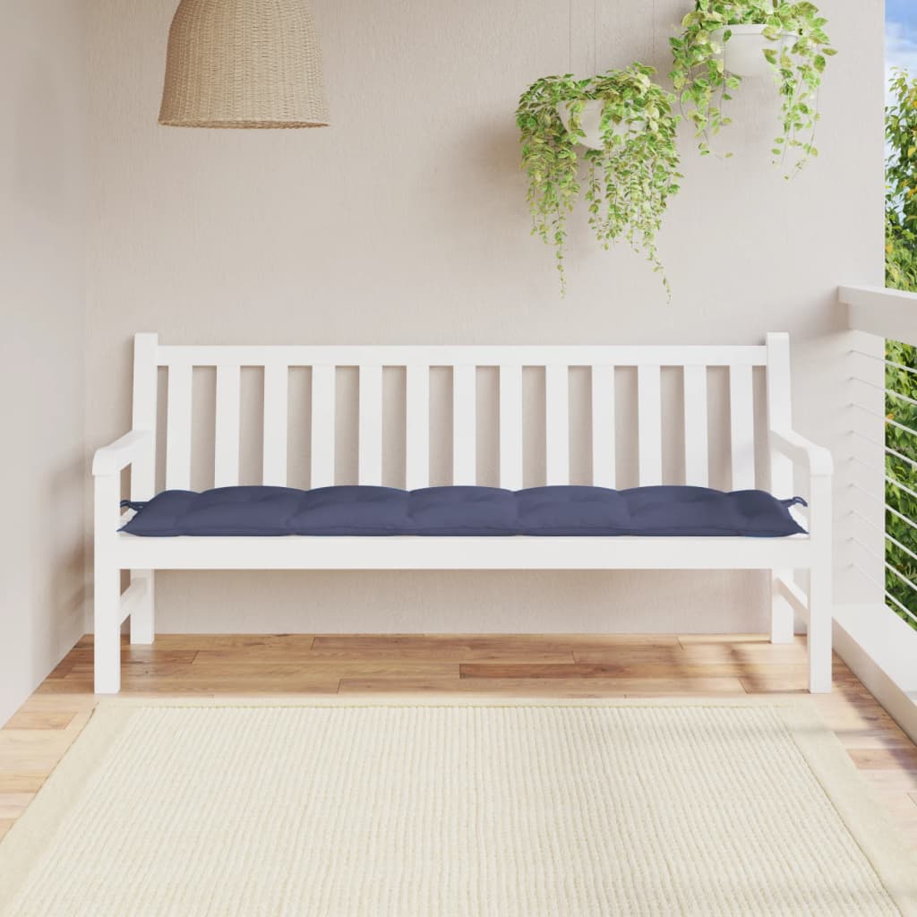 JUNG Vida Gartenbank-Auflage Marineblau 180x50x7 cm Oxford-Gewebe