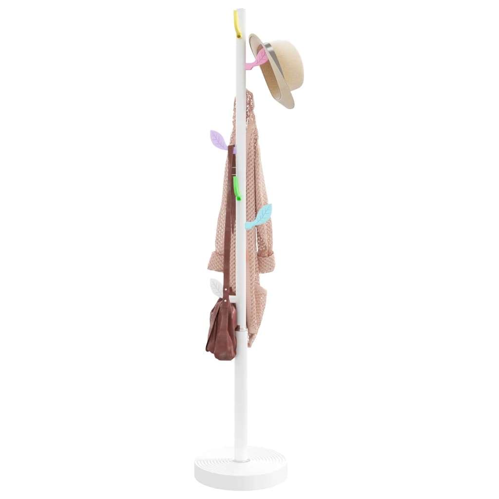 JUNG Vida Garderobenständer Weiß 172 cm Pulverbeschichtetes Eisen
