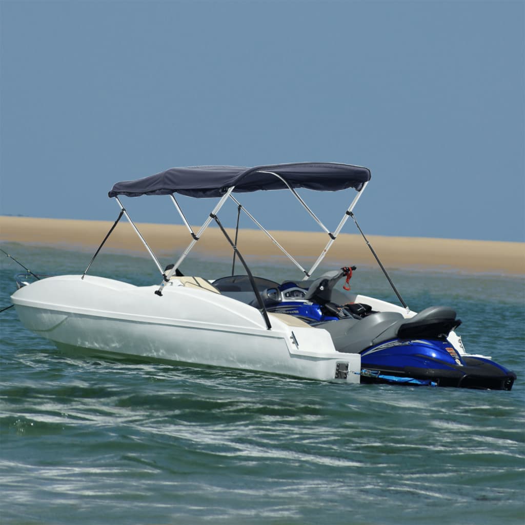JUNG Vida 3-Bow Bimini-Top mit Seitenteilen 183x(185-198)x137 cm