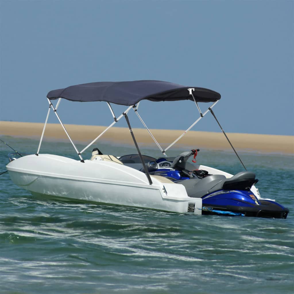 JUNG Vida 4-Bow Bimini-Top mit Seitenteilen 243x(230-244)x137 cm