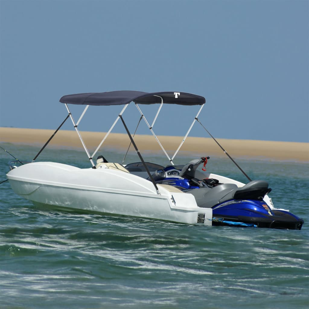 JUNG Vida 3-Bow Bimini-Top mit Mesh-Seitenteilen 183x(154-167)x137 cm