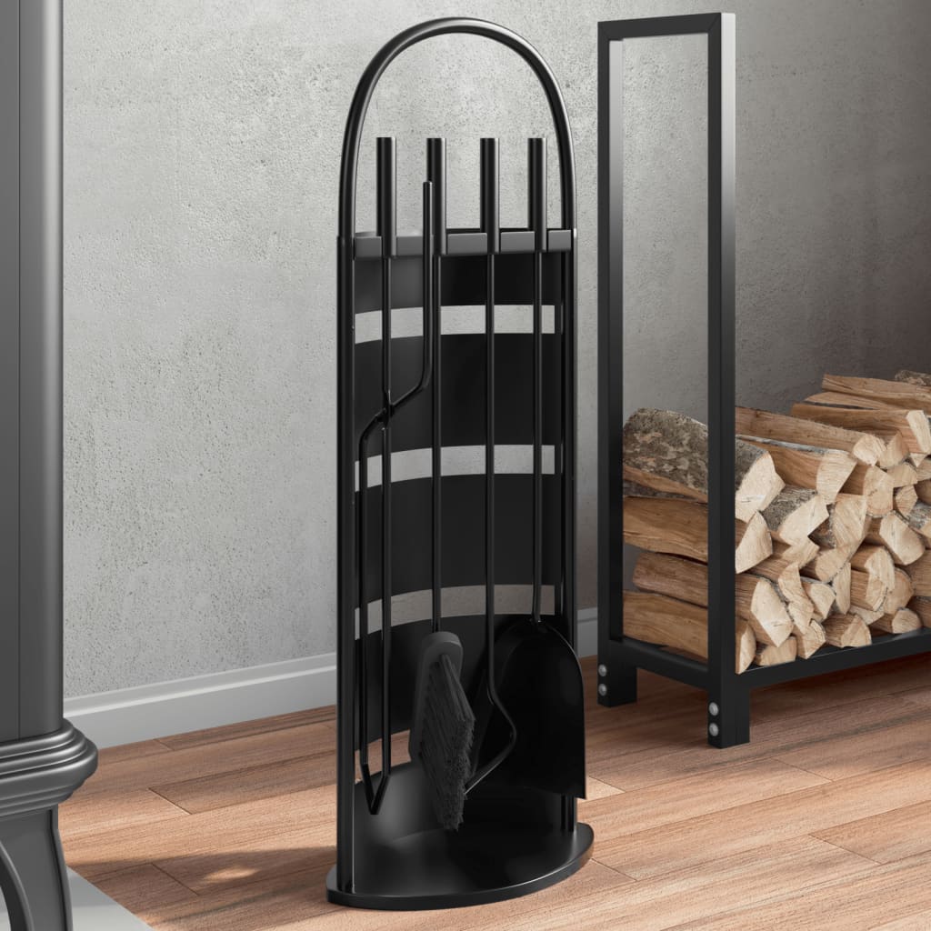 JUNG Vida 5-teiliges Kaminbesteck-Set 23 x 15 x 66 cm Stahl