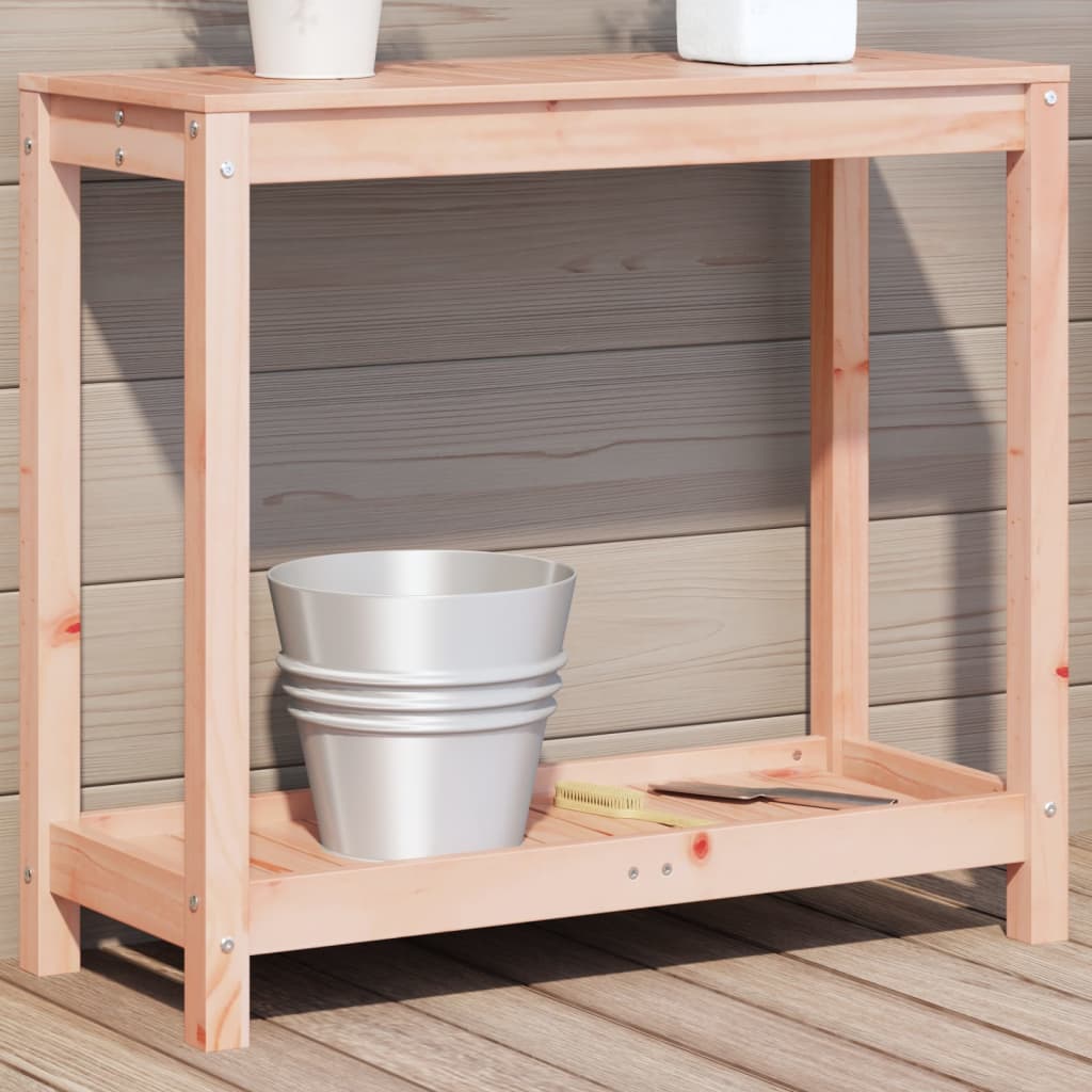 JUNG Vida Pflanztisch mit Ablage 82,5x35x75 cm Massivholz Douglasie