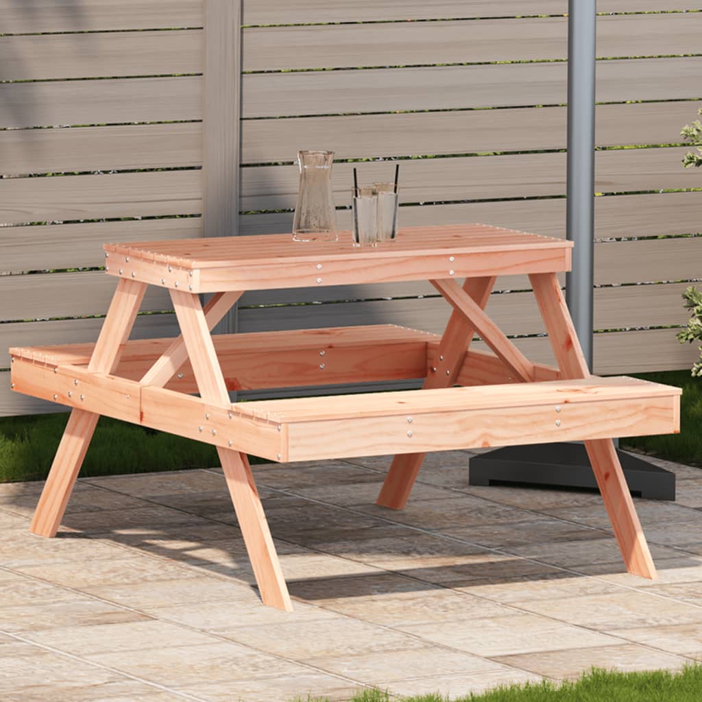 JUNG Vida Picknicktisch 105x134x75 cm Massivholz Douglasie
