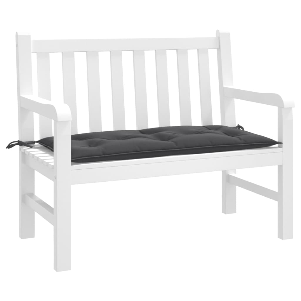 JUNG Vida Gartenbank-Auflage Melange Anthrazit 100x50x7 cm Stoff