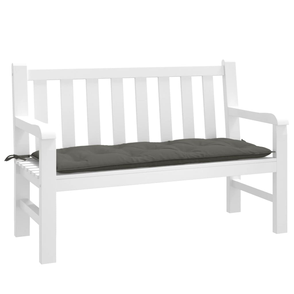JUNG Vida Gartenbank-Auflage Melange Dunkelgrau 120x50x7 cm Stoff