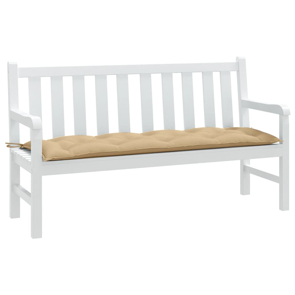 JUNG Vida Gartenbank-Auflage Melange Beige 150x50x7 cm Stoff