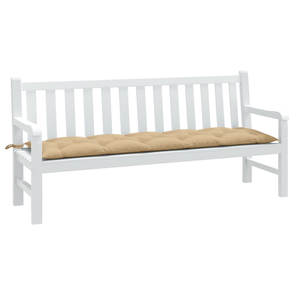 JUNG Vida Gartenbank-Auflage Melange Beige 180x50x7 cm Stoff