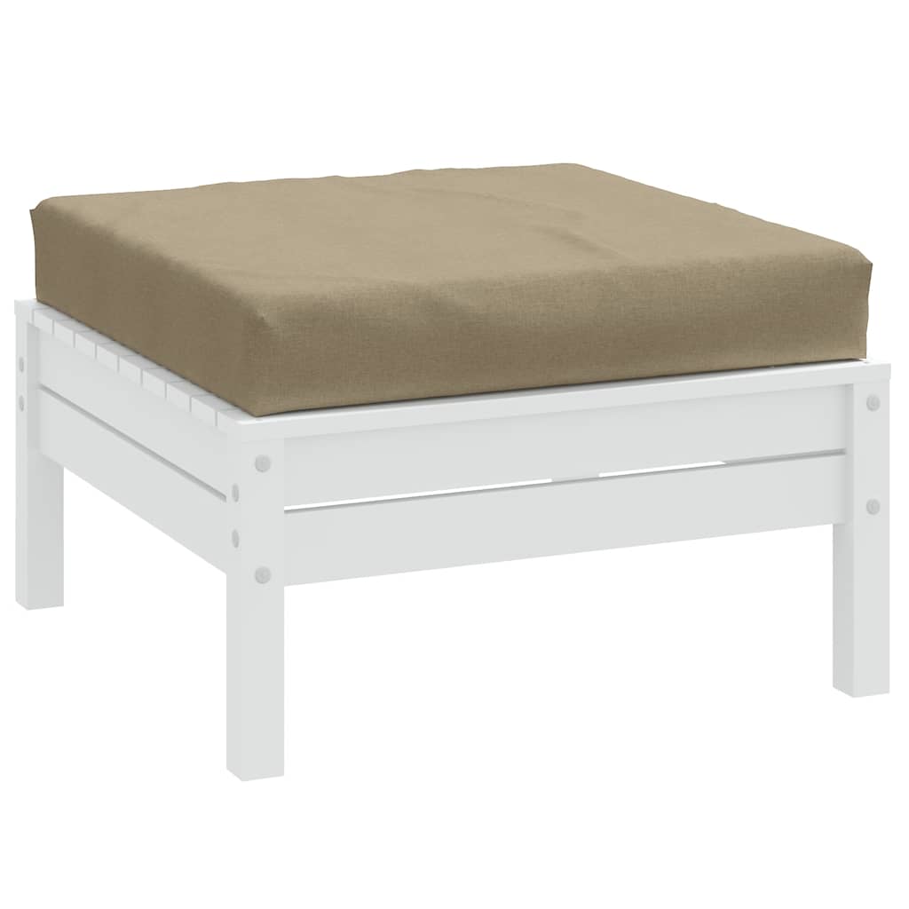 JUNG Vida Palettenkissen Melange Taupe 60x60x9,5 cm Stoff