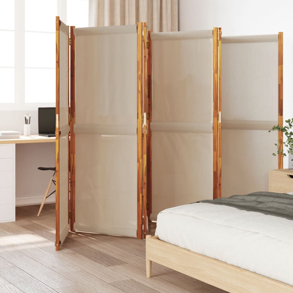 JUNG Vida 6-tlg. Paravent Taupe 420x180 cm