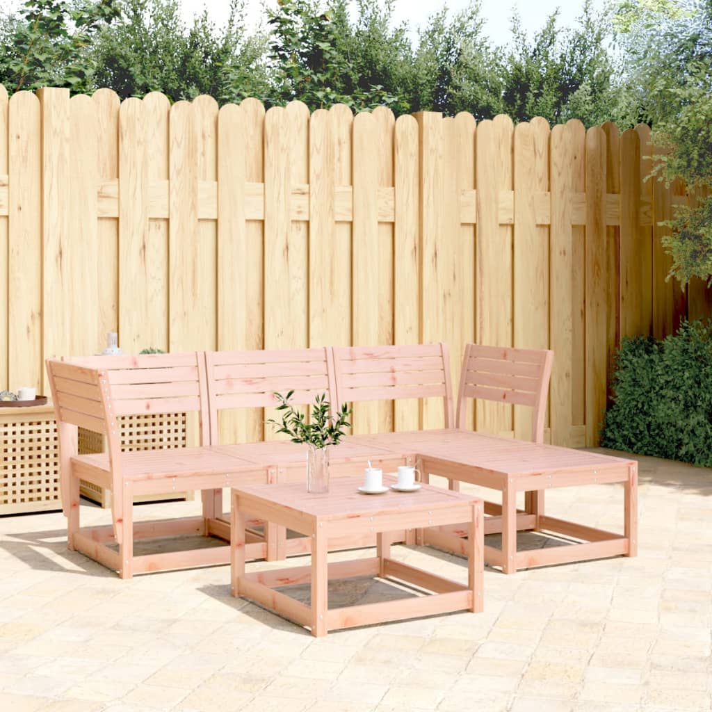 JUNG Vida 4-tlg. Garten-Lounge-Set Massivholz Douglasie