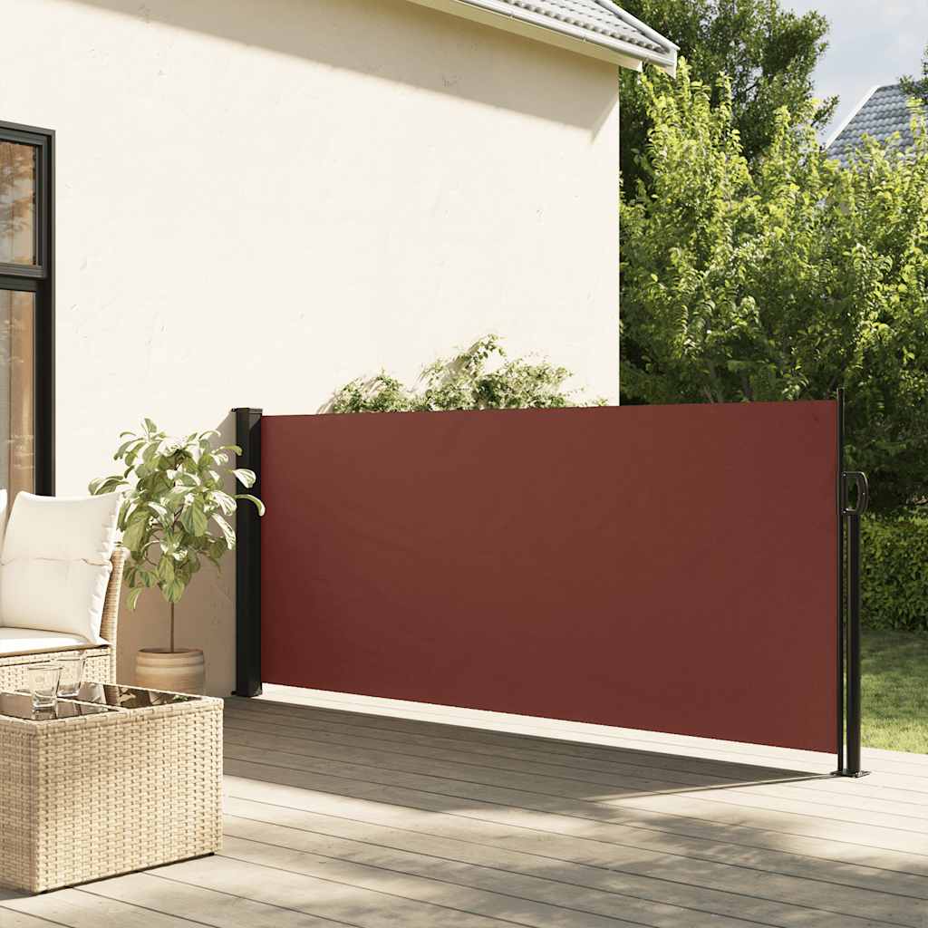 JUNG Vida Seitenmarkise Ausziehbar Braun 117x300 cm