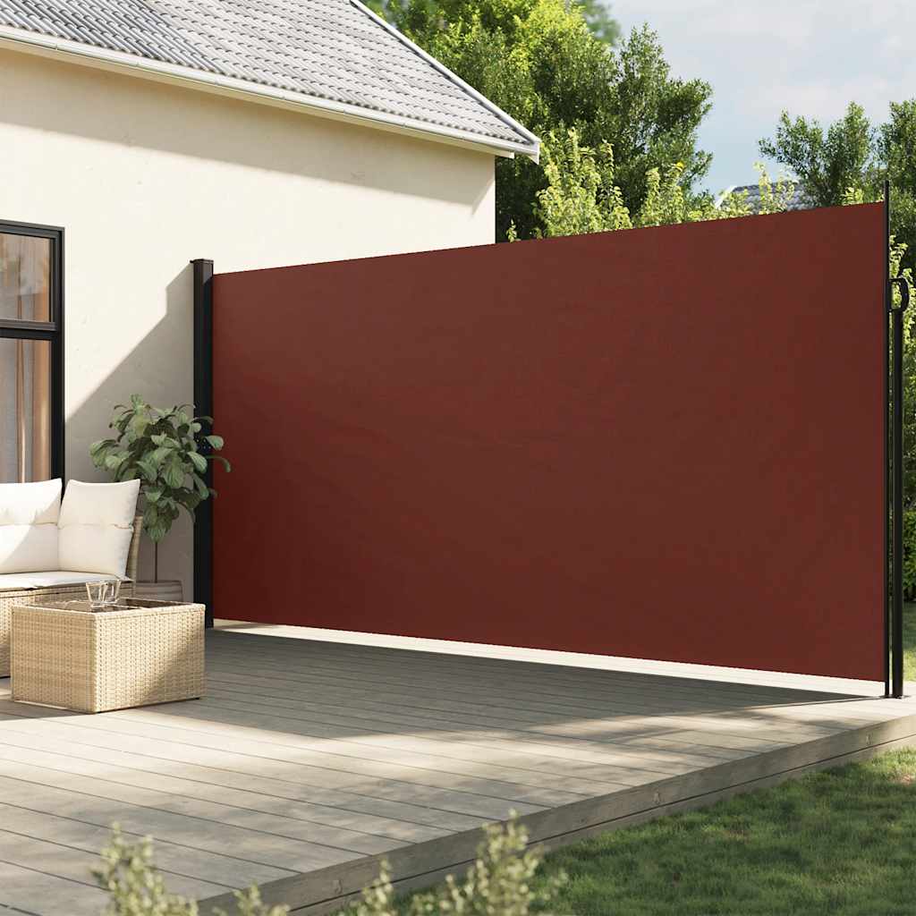 JUNG Vida Seitenmarkise Ausziehbar Braun 220x500 cm