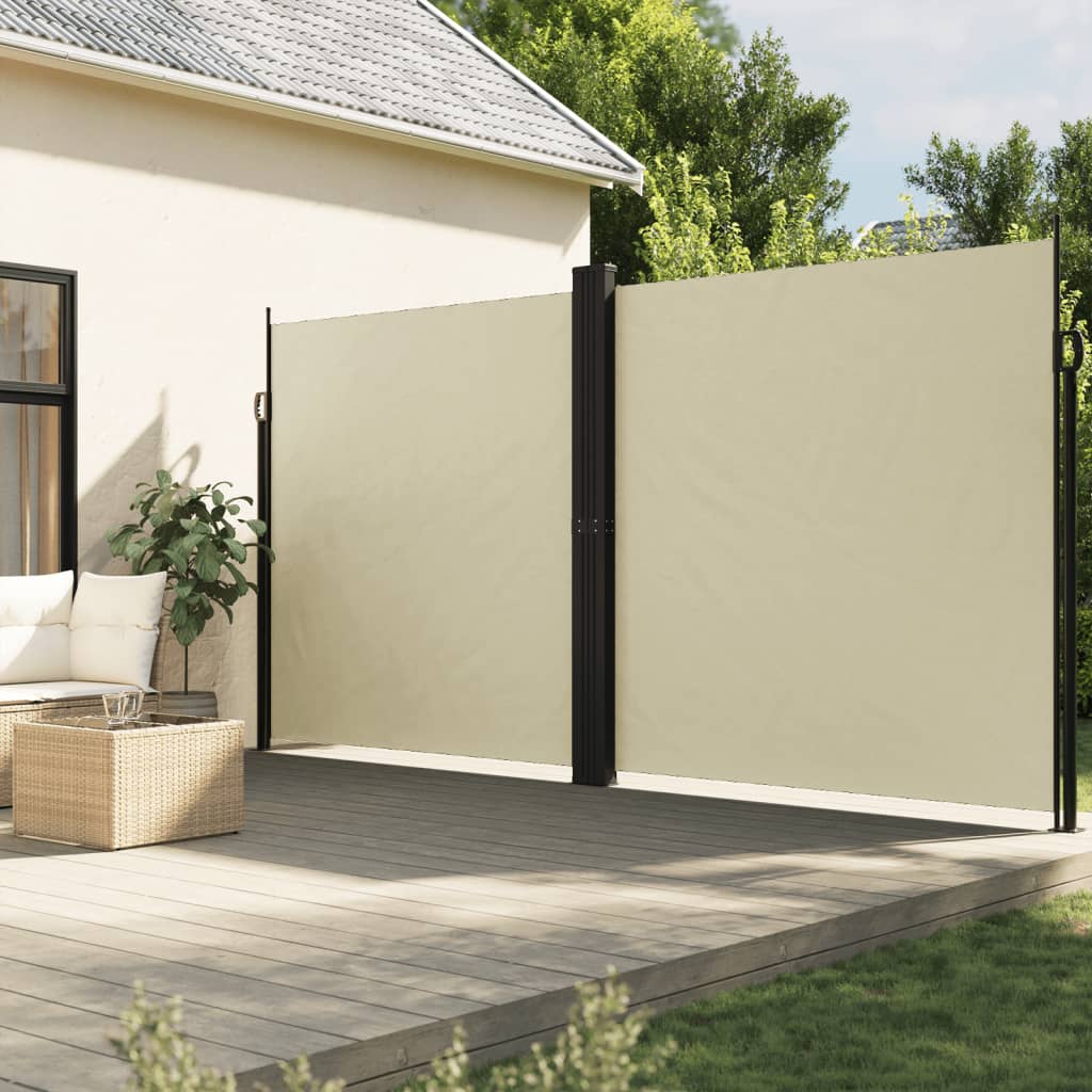 JUNG Vida Seitenmarkise Ausziehbar Creme 220x600 cm