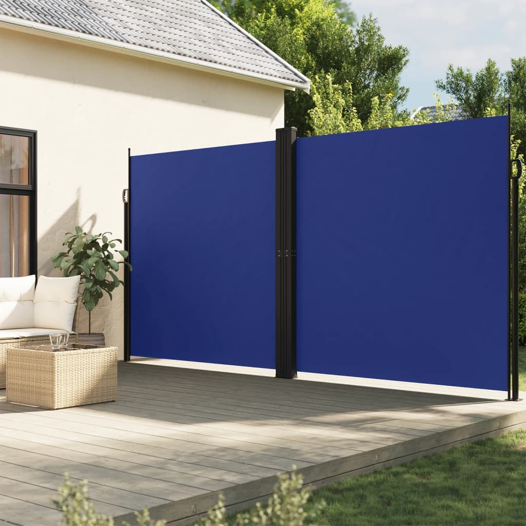 JUNG Vida Seitenmarkise Ausziehbar Blau 220x600 cm