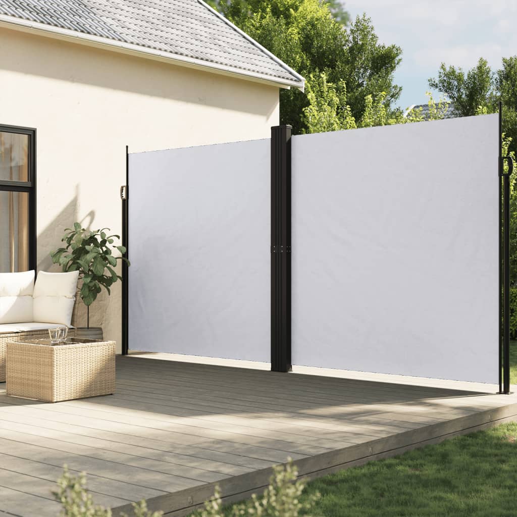 JUNG Vida Seitenmarkise Ausziehbar Weiß 220x1000 cm