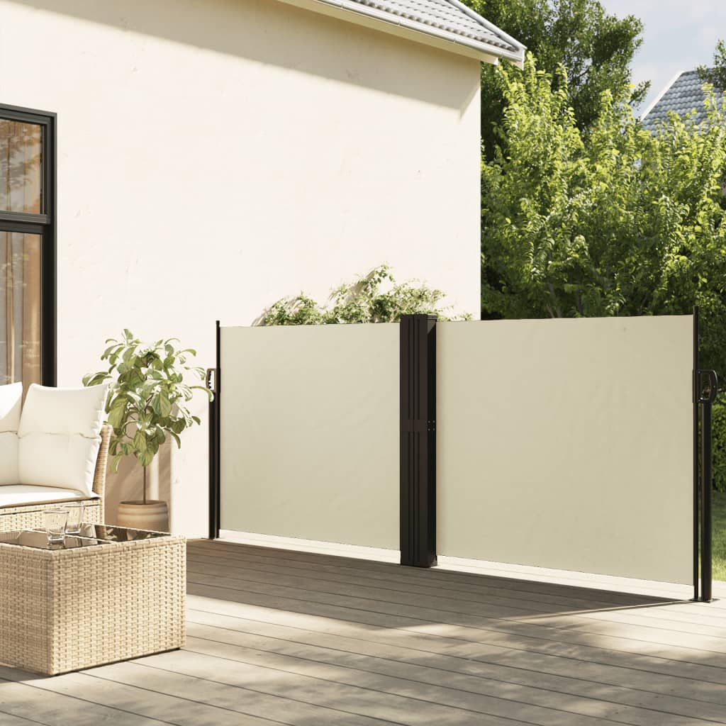 JUNG Vida Seitenmarkise Ausziehbar Creme 140x1200 cm