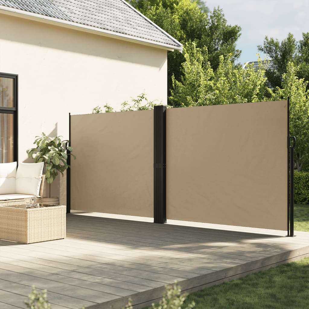 JUNG Vida Seitenmarkise Ausziehbar Beige 160x1200 cm