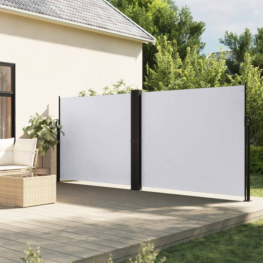 JUNG Vida Seitenmarkise Ausziehbar Weiß 160x1200 cm