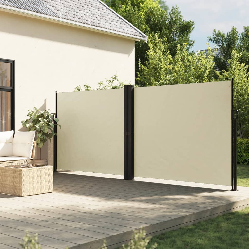 JUNG Vida Seitenmarkise Ausziehbar Creme 180x1200 cm