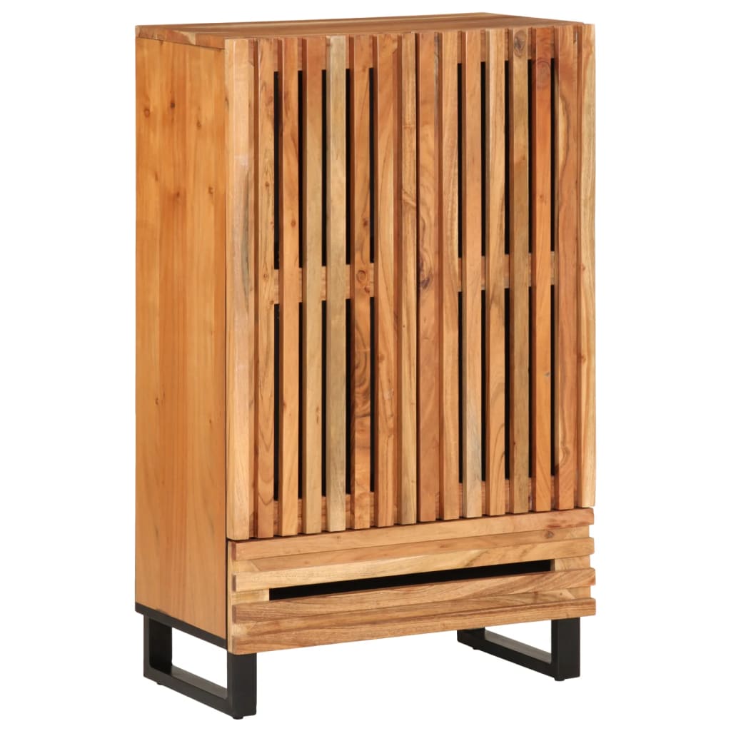 JUNG Vida Highboard 60x34x100 cm Massivholz Akazie