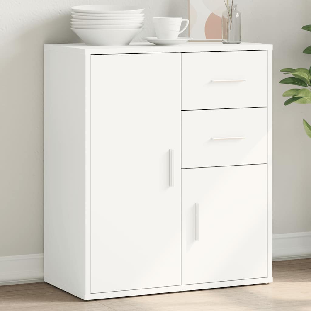 JUNG Vida Sideboard Weiß 60x31x70 cm Holzwerkstoff