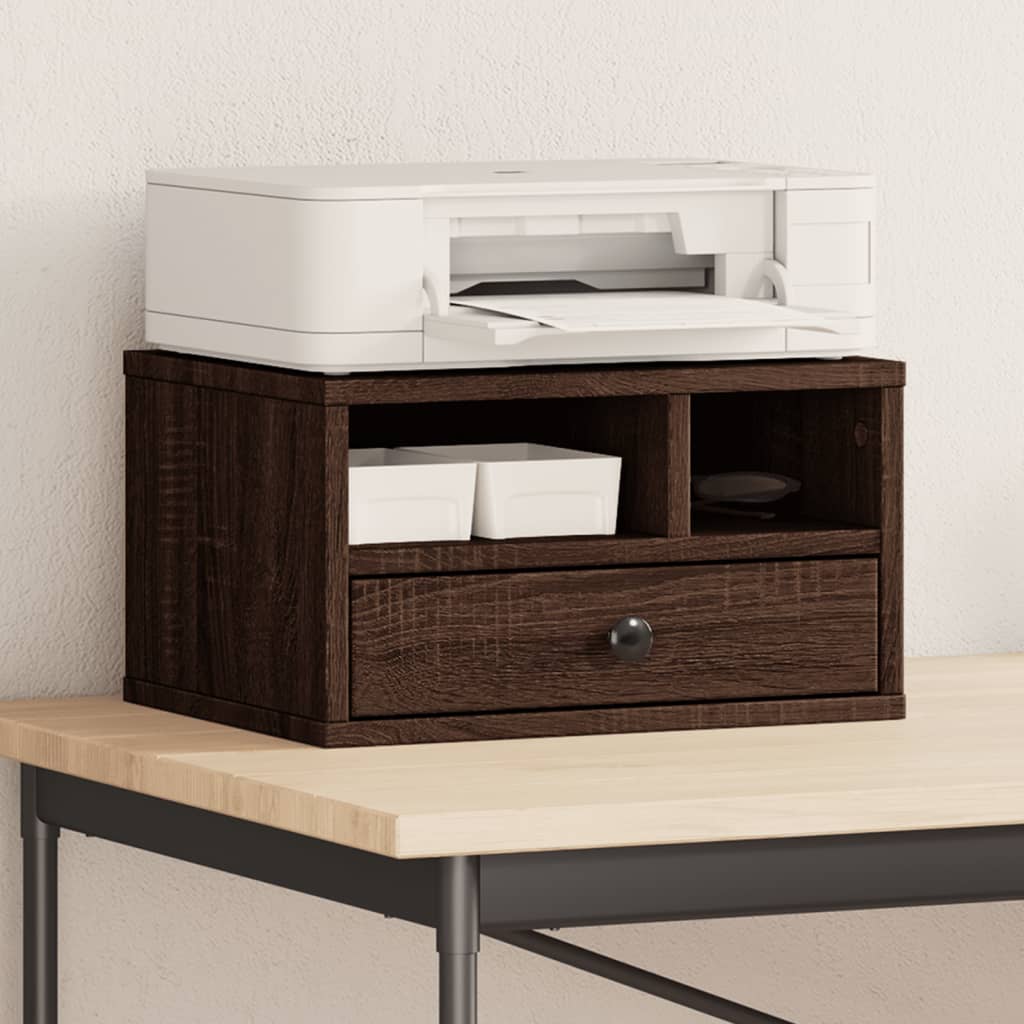 JUNG Vida Druckerständer Braun Eichen-Optik 40x32x22,5 cm Holzwerkstoff