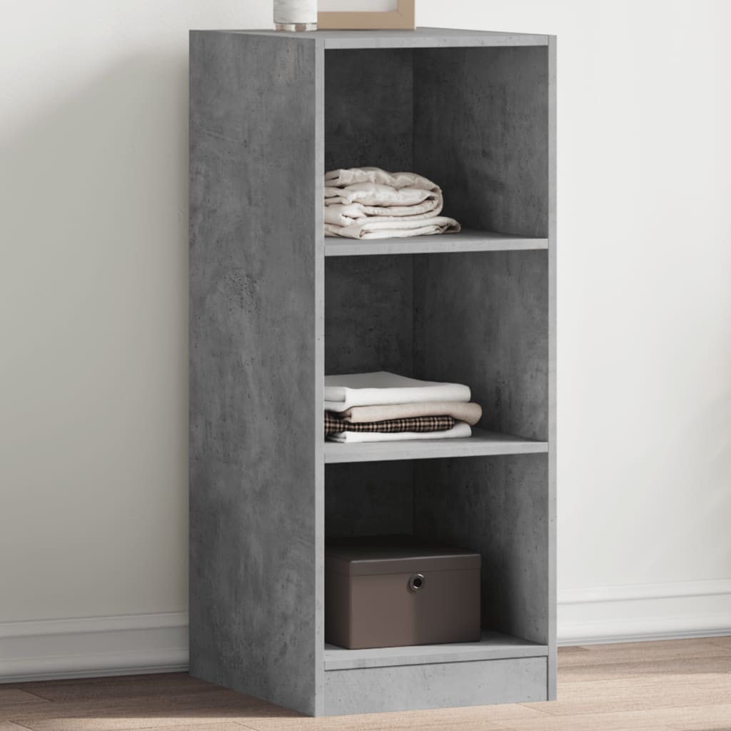 JUNG Vida Kleiderschrank Betongrau 48x41x102 cm Holzwerkstoff