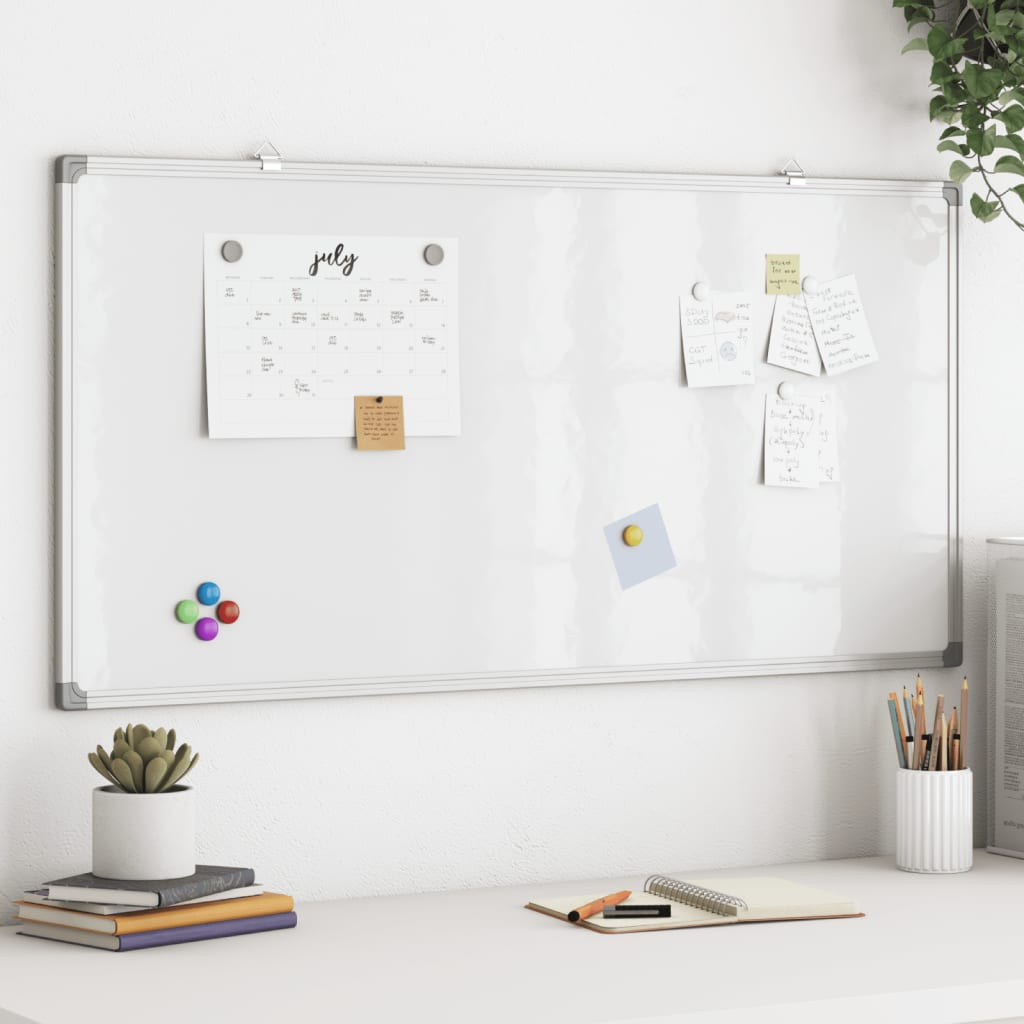 JUNG Vida Magnetisches Whiteboard 100x50x1,7 cm Aluminium