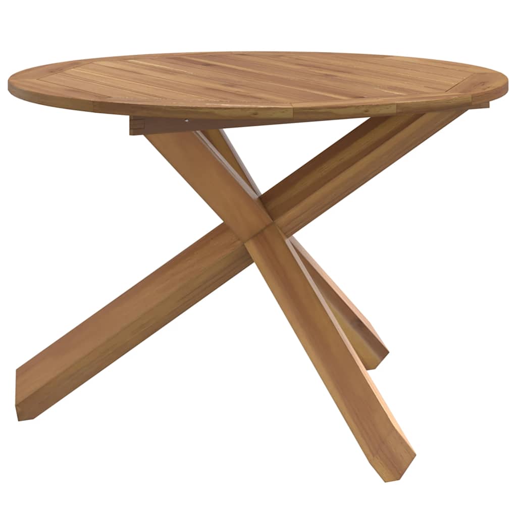JUNG Vida Gartentisch Ø109x74 cm Massivholz Teak