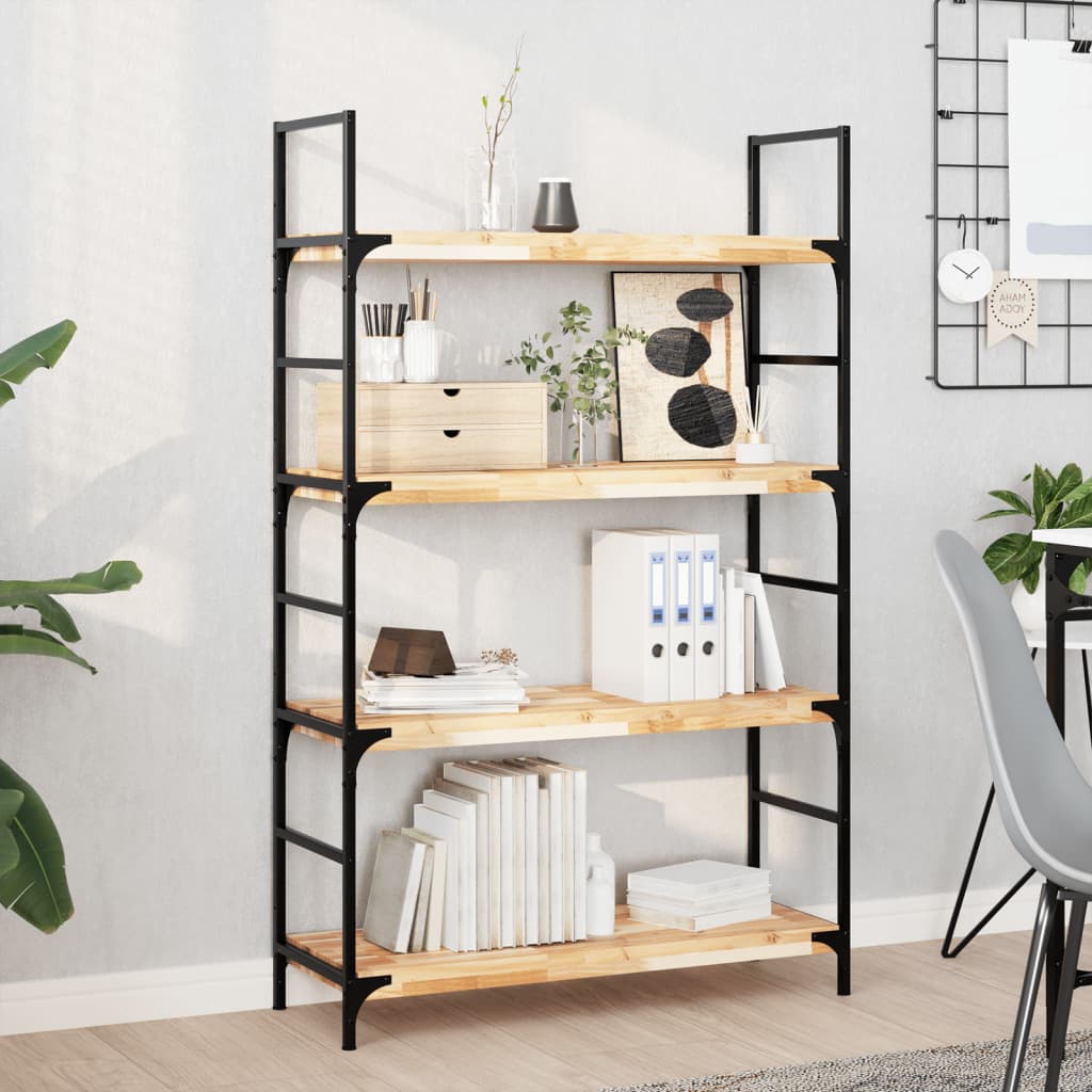 JUNG Vida Schweberegale 2 Stk. 80x30x4 cm Massivholz Akazie Unbehandelt