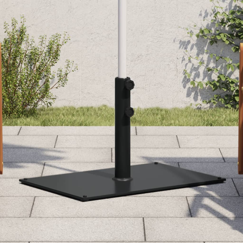JUNG Vida Sonnenschirmständer Ø32/38/48 mm Mast 15 kg Rechteckig