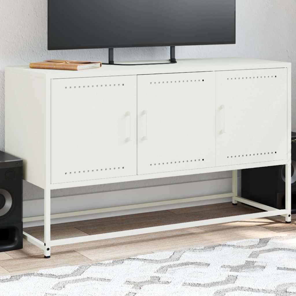 JUNG Vida TV-Schrank Weiß 100,5x39x60,5 cm Stahl