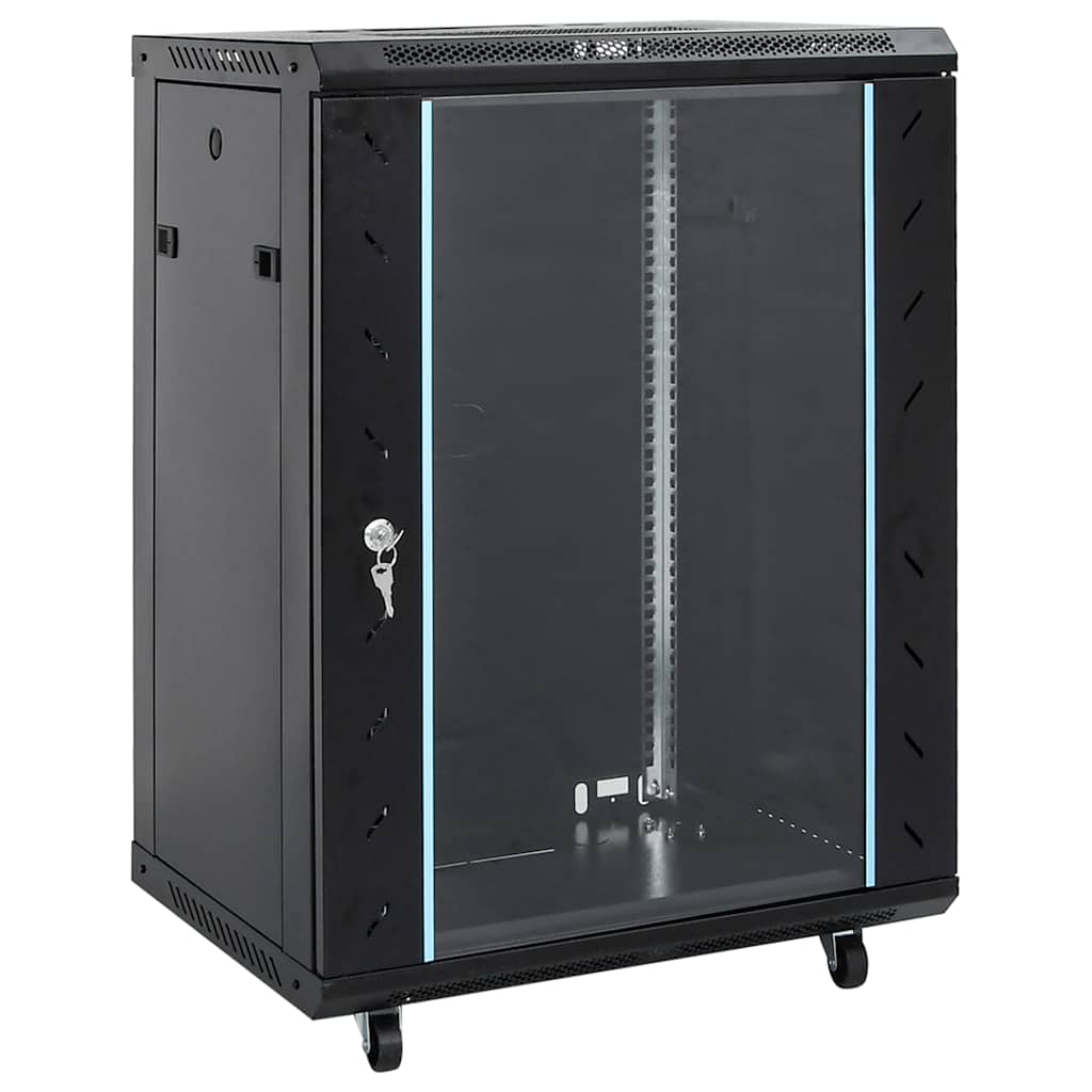 JUNG Vida 15HE Netzwerkschrank mit Schwenkfüßen 19" IP20 60x45x86 cm