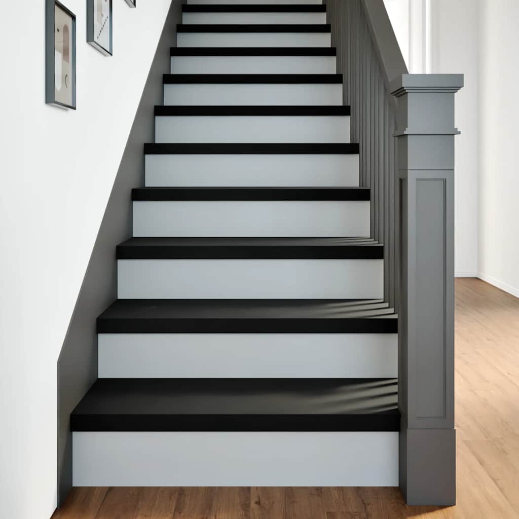 JUNG Vida Treppenstufen 2 Stk. Dunkelbraun 80x25x2 cm Massivholz Eiche