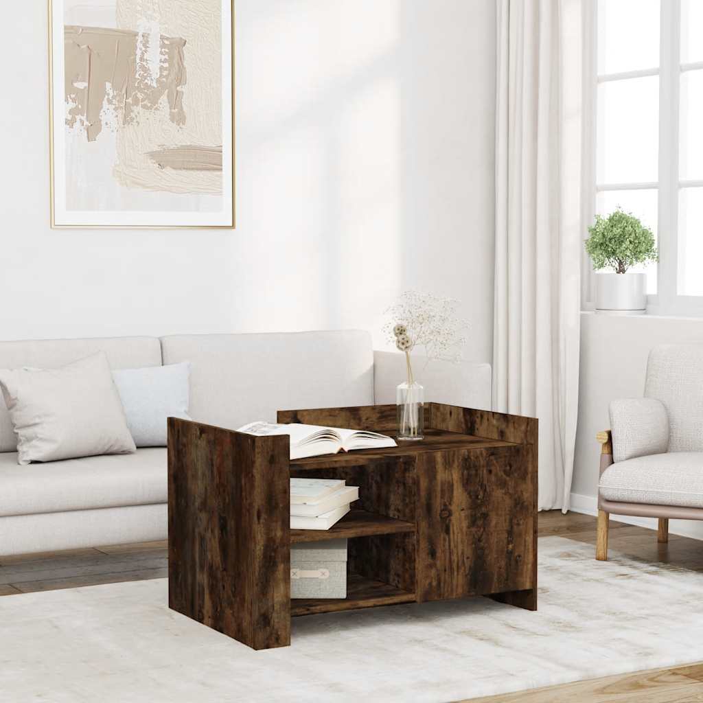 JUNG Vida Couchtisch Räuchereiche 80x50x50 cm Holzwerkstoff