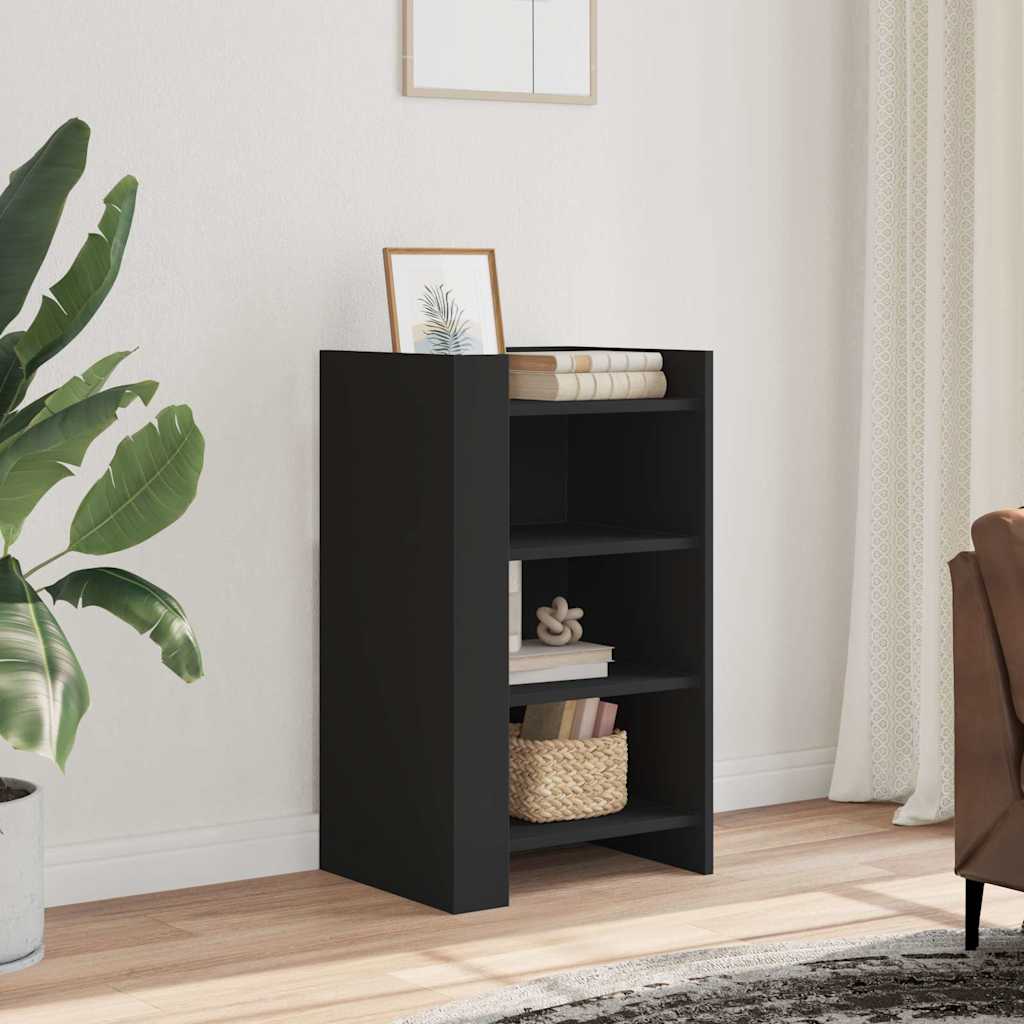 JUNG Vida Sideboard Schwarz 45x35x75 cm Holzwerkstoff
