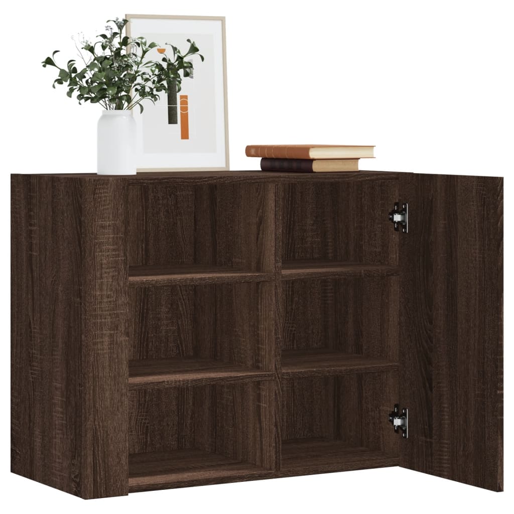 JUNG Vida Wandregal Braun Eichen-Optik 75x35x60 cm Holzwerkstoff