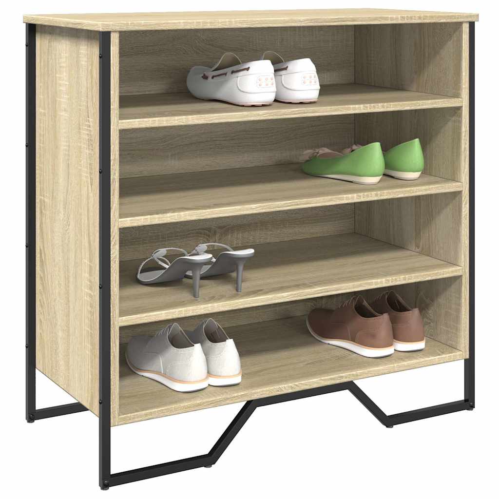 JUNG Vida Schuhregal Sonoma-Eiche 80x38x78 cm Holzwerkstoff