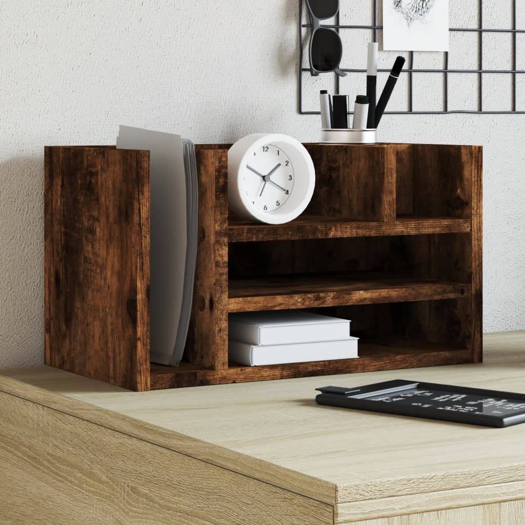 JUNG Vida Schreibtisch-Organizer Räuchereiche 44,5x24x25 cm Holzwerkstoff
