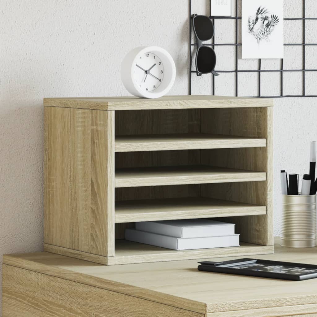 JUNG Vida Schreibtisch-Organizer Sonoma-Eiche 36x26x29,5 cm Holzwerkstoff